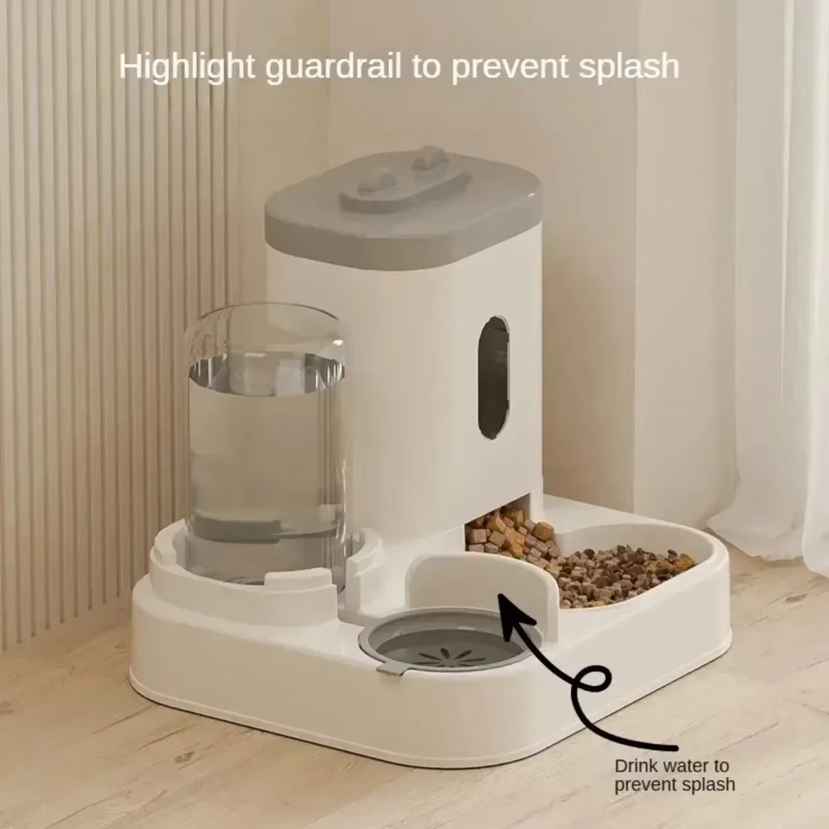 PawPace 2 in 1 Automatic Pet Feeder & Water Fountain